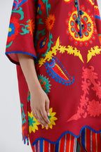 Stitched Printed Viscose Shirt+ Shalwar