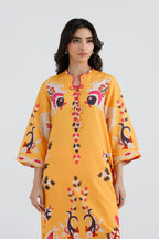 Stitched Printed Viscose Shirt+ Culotte