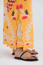Stitched Printed Viscose Shirt+ Culotte