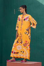 Stitched Printed Viscose Shirt+ Culotte