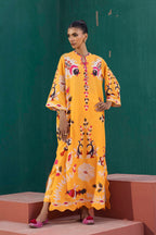 Stitched Printed Viscose Shirt+ Culotte
