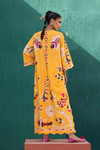Stitched Printed Viscose Shirt+ Culotte
