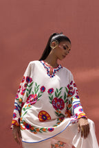 Stitched Printed Viscose Shirt+ Culotte