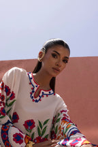 Stitched Printed Viscose Shirt+ Culotte