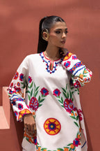 Stitched Printed Viscose Shirt+ Culotte