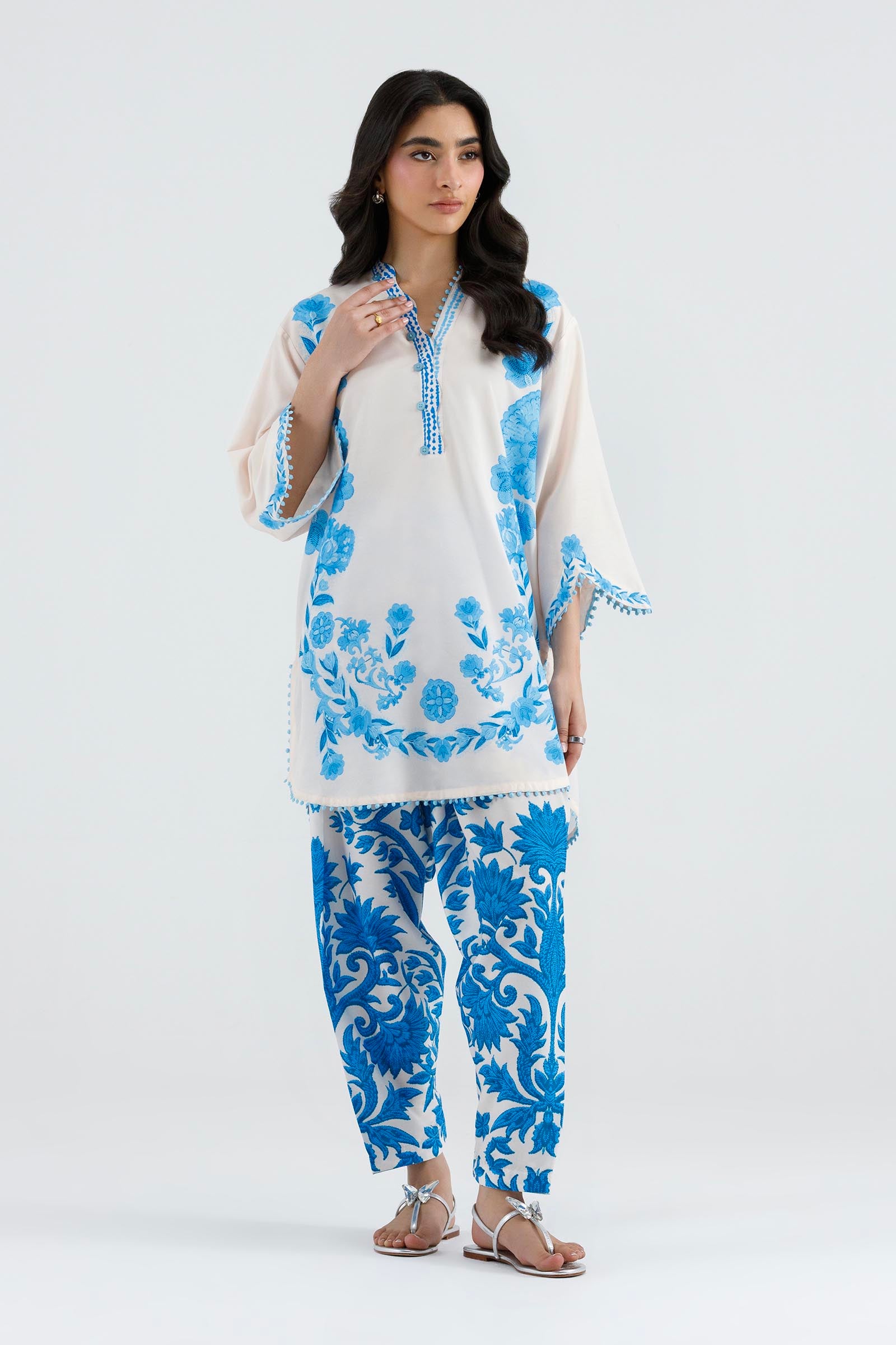 Stitched Printed Viscose Shirt+ Shalwar Main image