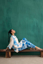 Stitched Printed Viscose Shirt+ Shalwar