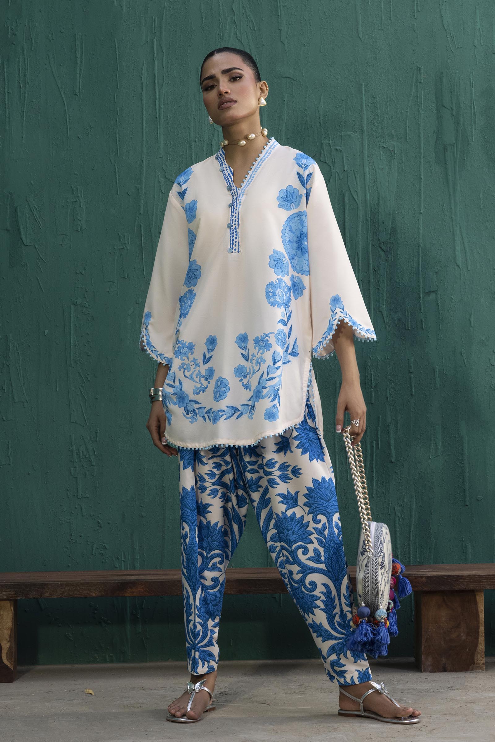 Stitched Printed Viscose Shirt+ Shalwar Main image