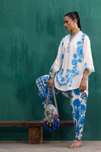 Stitched Printed Viscose Shirt+ Shalwar