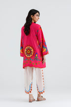 Stitched Printed Viscose Shirt+ Culotte