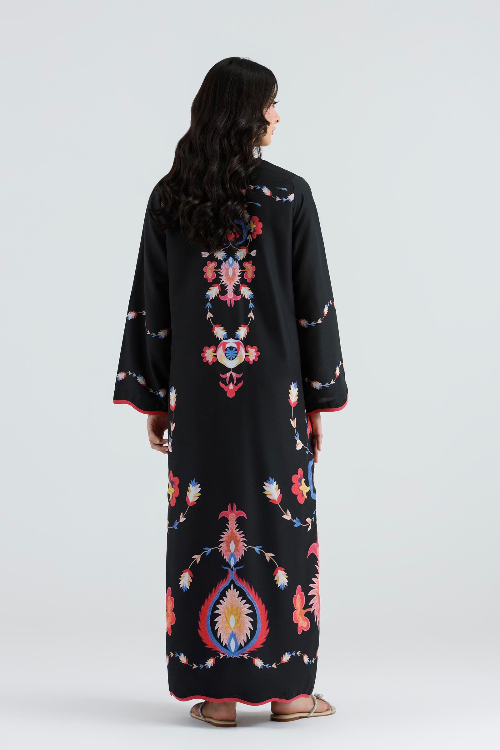 Stitched Printed Viscose Shirt+ Culotte