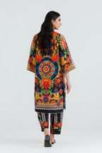 Stitched Printed Viscose Shirt+ Culotte