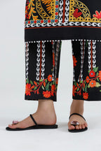 Stitched Printed Viscose Shirt+ Culotte
