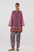 Stitched Printed Fancy Dobby Shirt+ Shalwar