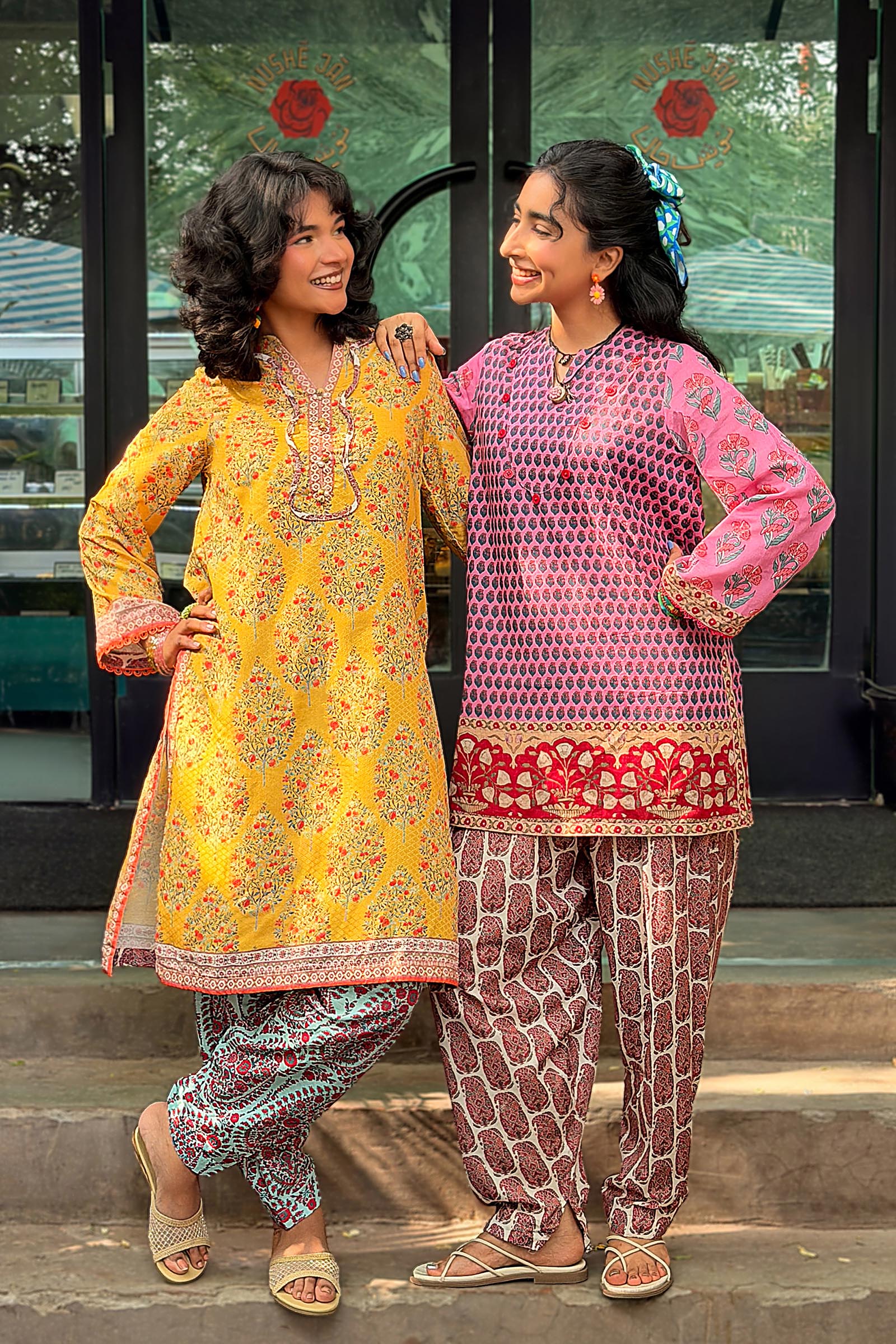 Stitched Printed Fancy Dobby Shirt+ Shalwar