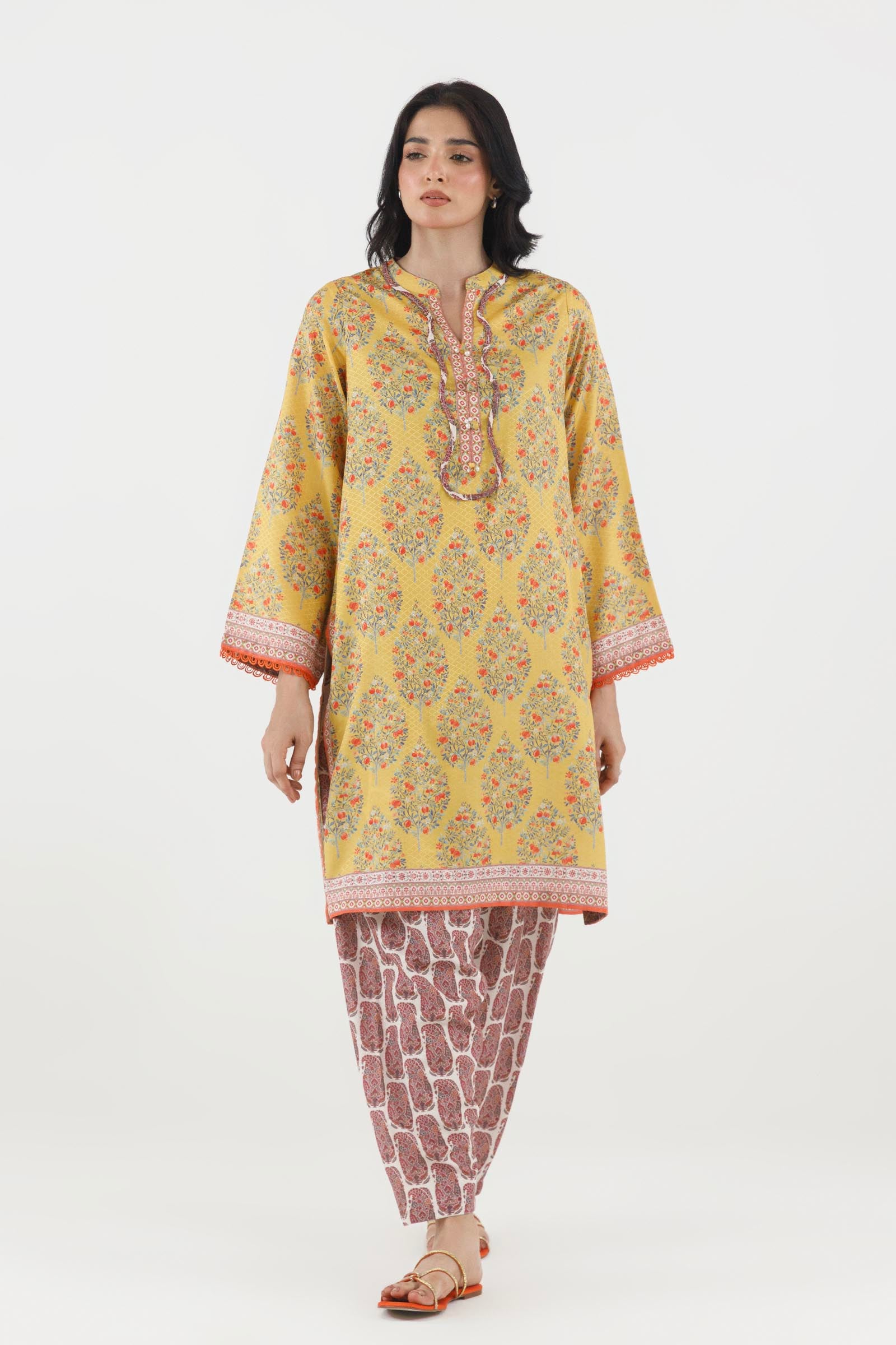 Stitched Printed Dobby Shirt+ Shalwar Main image