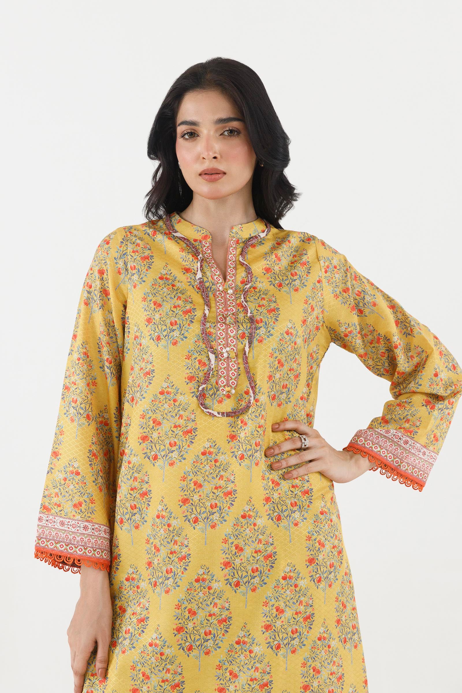 Stitched Printed Dobby Shirt+ Shalwar Secondary image