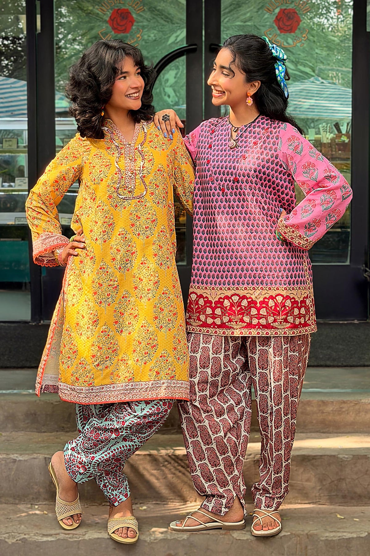 Stitched Printed Dobby Shirt+ Shalwar