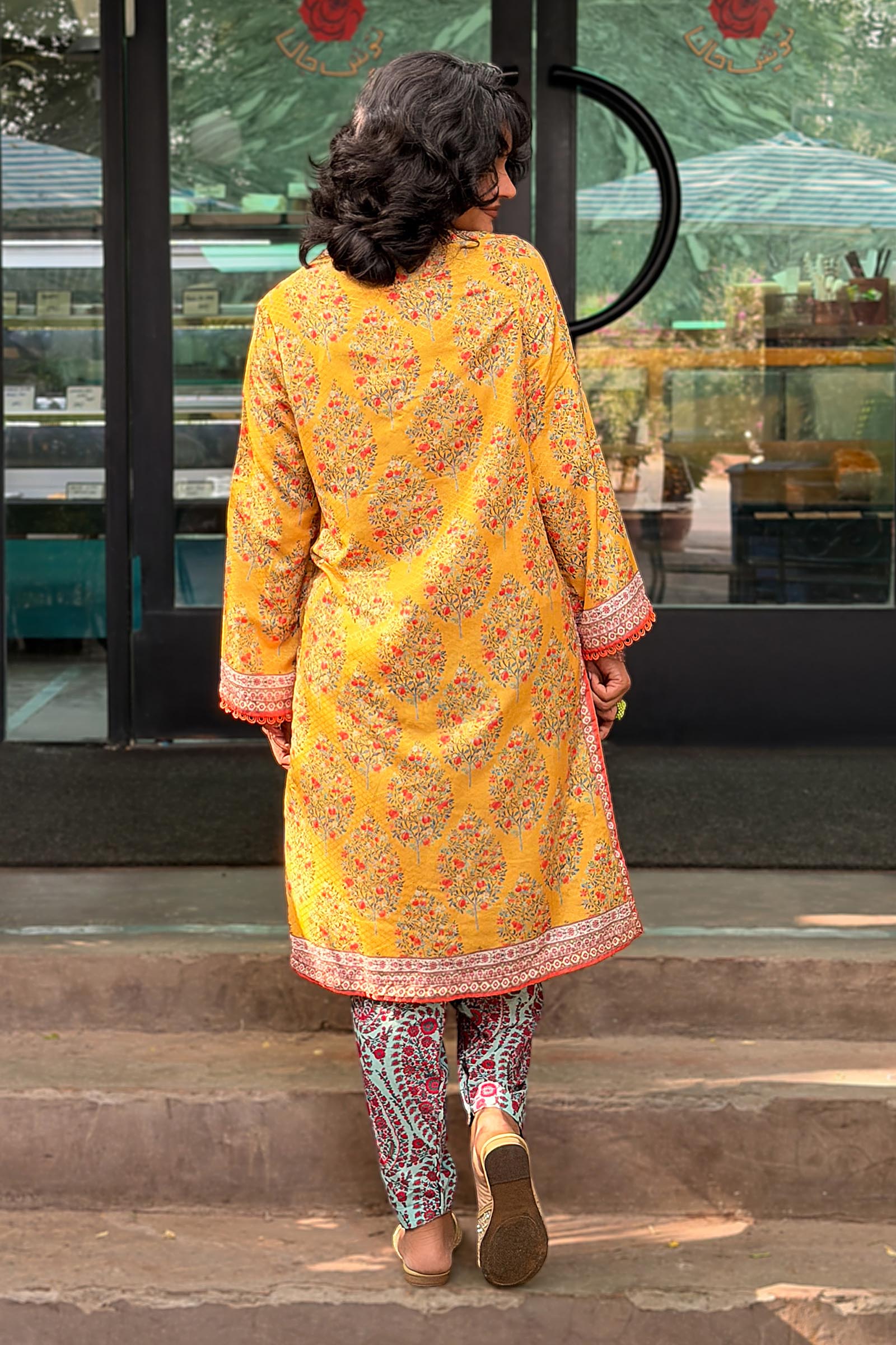 Stitched Printed Dobby Shirt+ Shalwar Secondary image