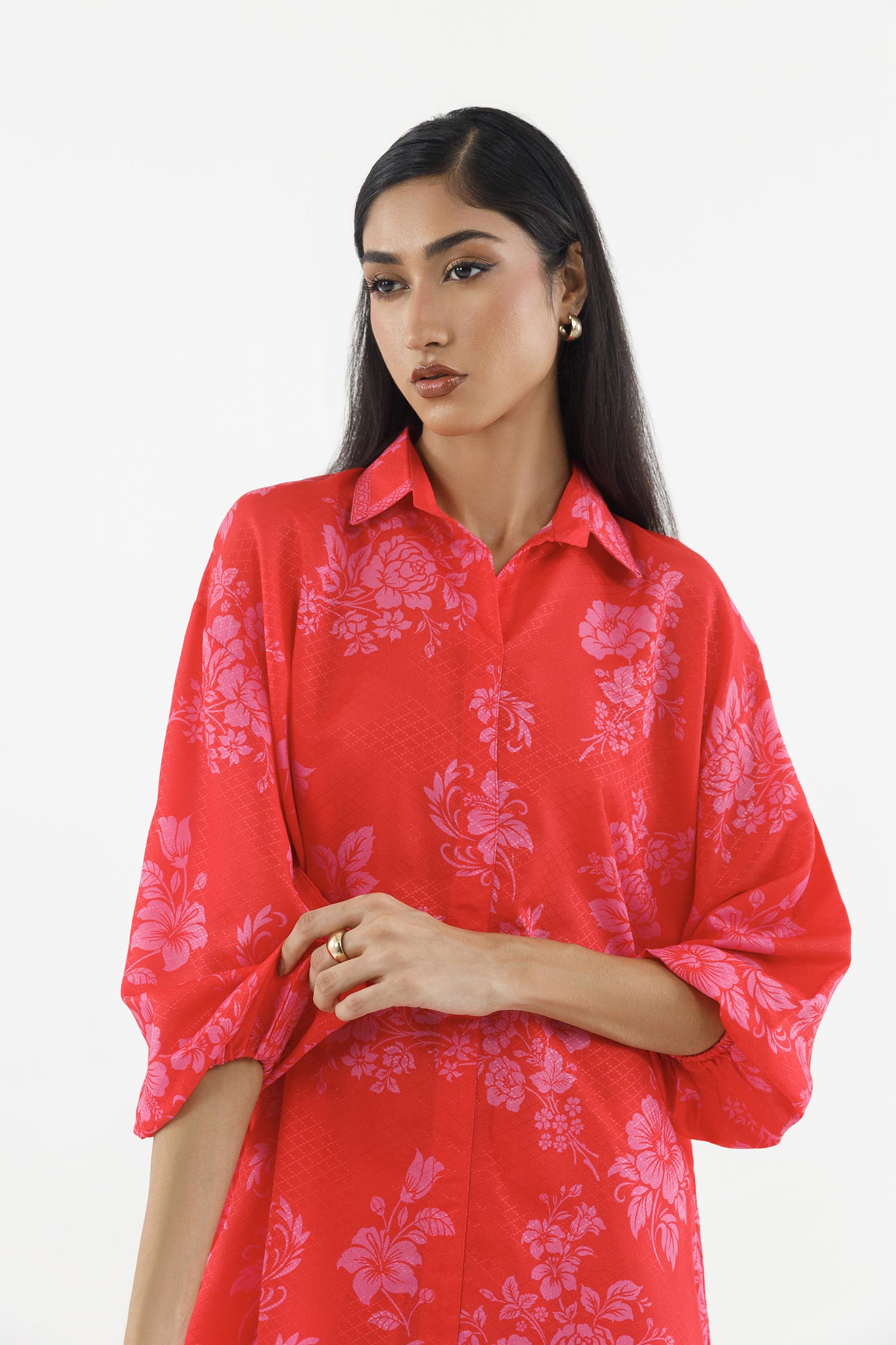 Stitched Printed Dobby Shirt+ Shalwar Secondary image