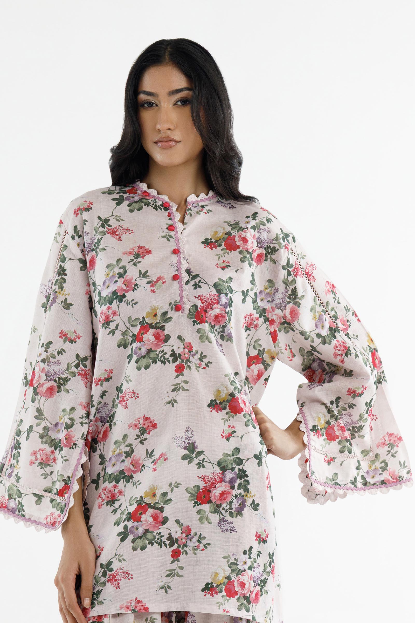 Stitched Printed Dobby Shirt+ Shalwar Secondary image