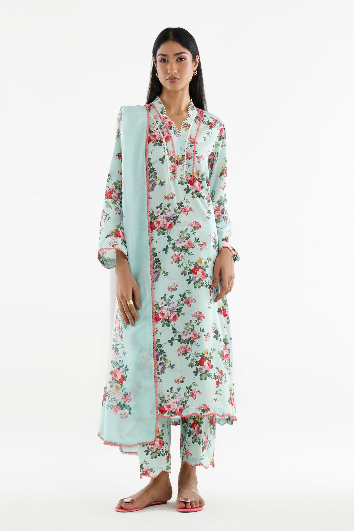Stitched Printed Lawn Suit