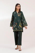 Stitched Printed Lawn Shirt+ Culotte