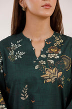 Stitched Printed Lawn Shirt+ Culotte