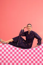 Stitched Printed Lawn Shirt+ Culotte