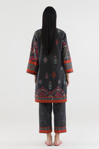 Stitched Printed Lawn Shirt+ Culotte
