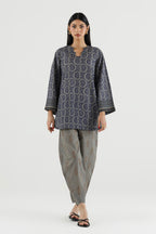 Stitched Printed Lawn Shirt+ Culotte