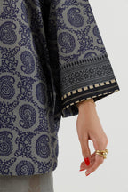 Stitched Printed Lawn Shirt+ Culotte