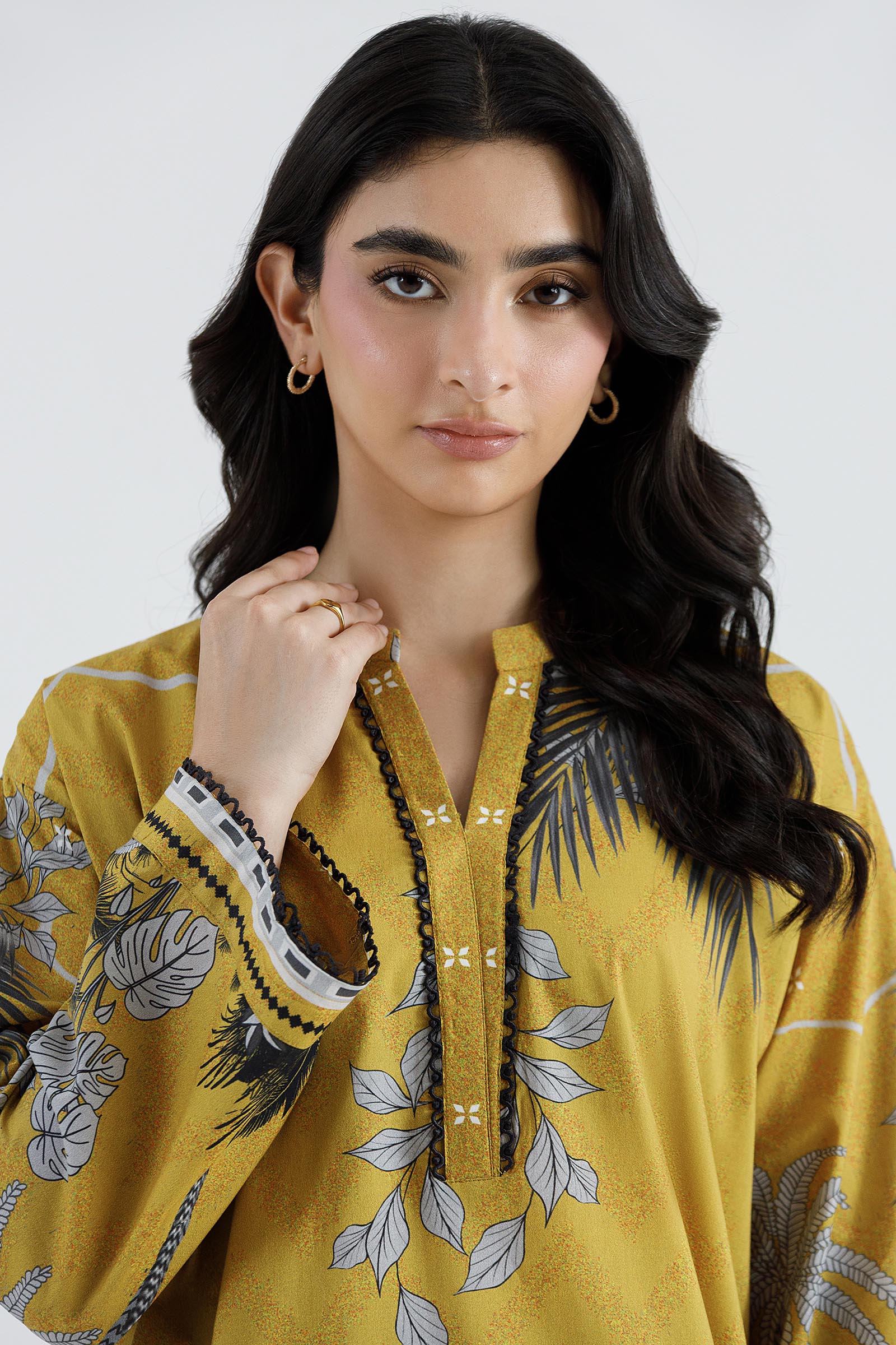 Stitched Printed Lawn Shirt+ Shalwar Secondary image