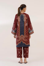 Stitched Printed Lawn Shirt+ Culotte