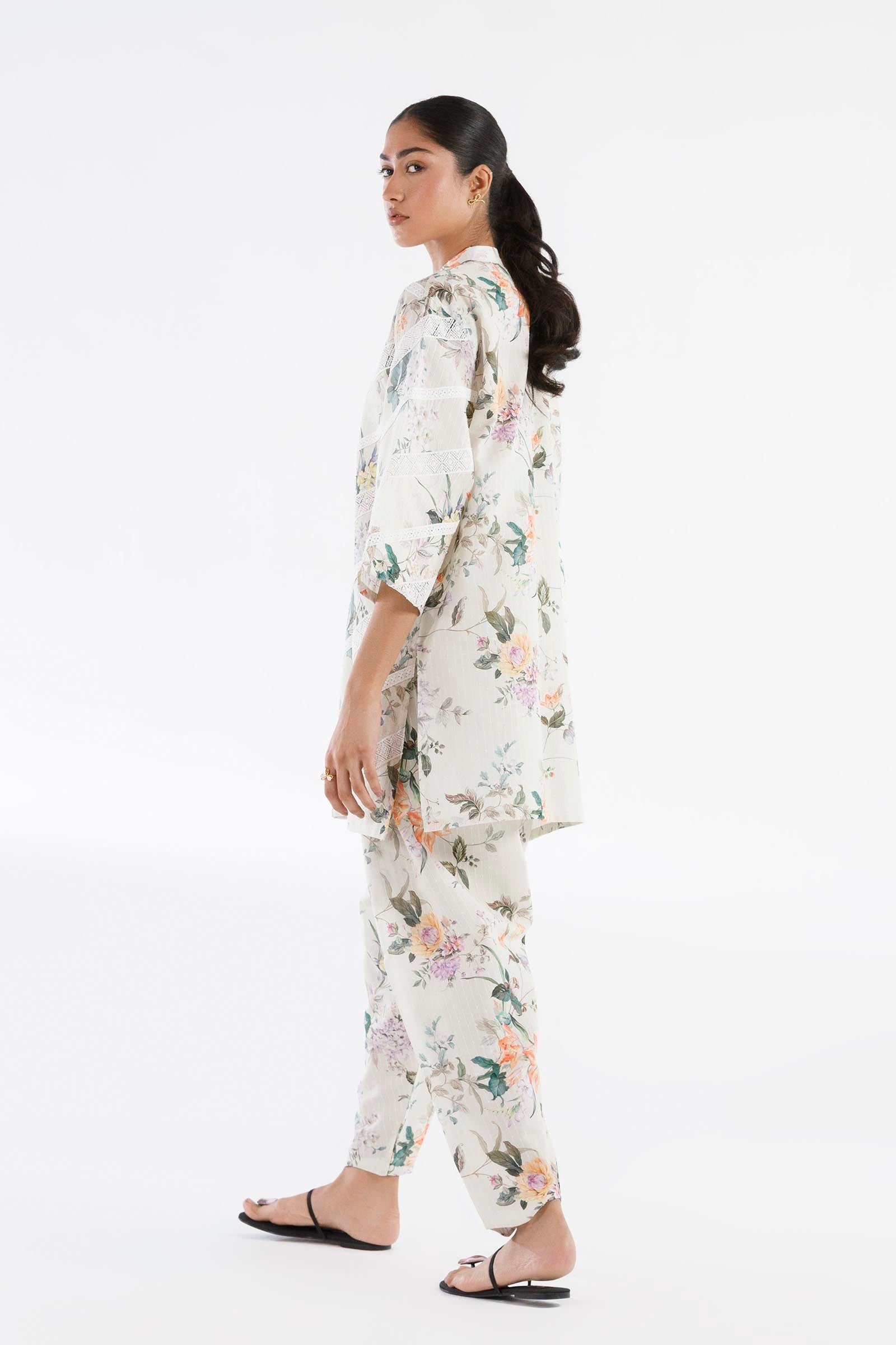 Stitched Printed Brochia Shirt+ Shalwar
