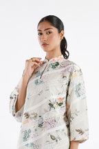 Stitched Printed Brochia Shirt+ Shalwar