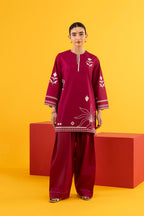 Stitched Embroidered Lawn Shirt + Shalwar