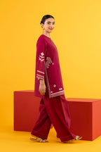 Stitched Embroidered Lawn Shirt + Shalwar