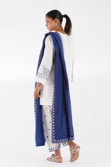 Stitched Embroidered Lawn Suit