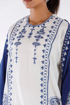 Stitched Embroidered Lawn Suit