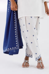 Stitched Embroidered Lawn Suit