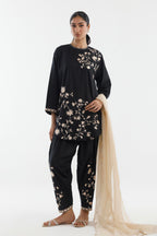 Stitched Embroidered Lawn Suit