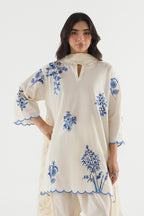 Stitched Embroidered Lawn Suit