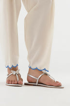 Stitched Embroidered Lawn Suit
