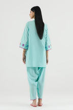 Stitched Embroidered Lawn Shirt+ Shalwar
