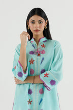 Stitched Embroidered Lawn Shirt+ Shalwar