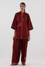 Stitched Embroidered Lawn Shirt+ Shalwar