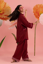 Stitched Embroidered Lawn Shirt+ Shalwar