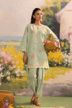 Stitched Embroidered Lawn Shirt+ Shalwar