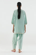 Stitched Embroidered Lawn Shirt+ Shalwar